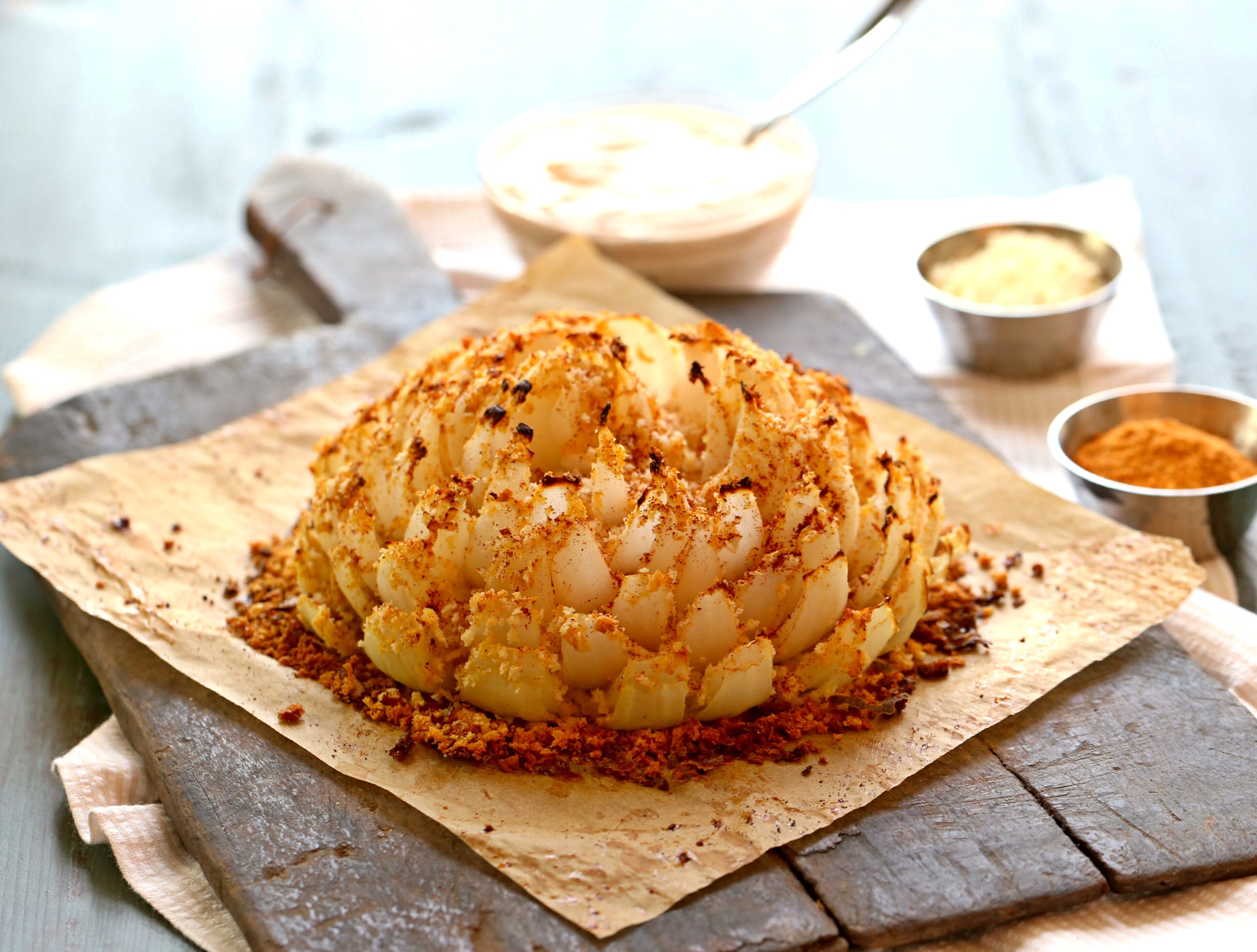 Baked Blooming Onion