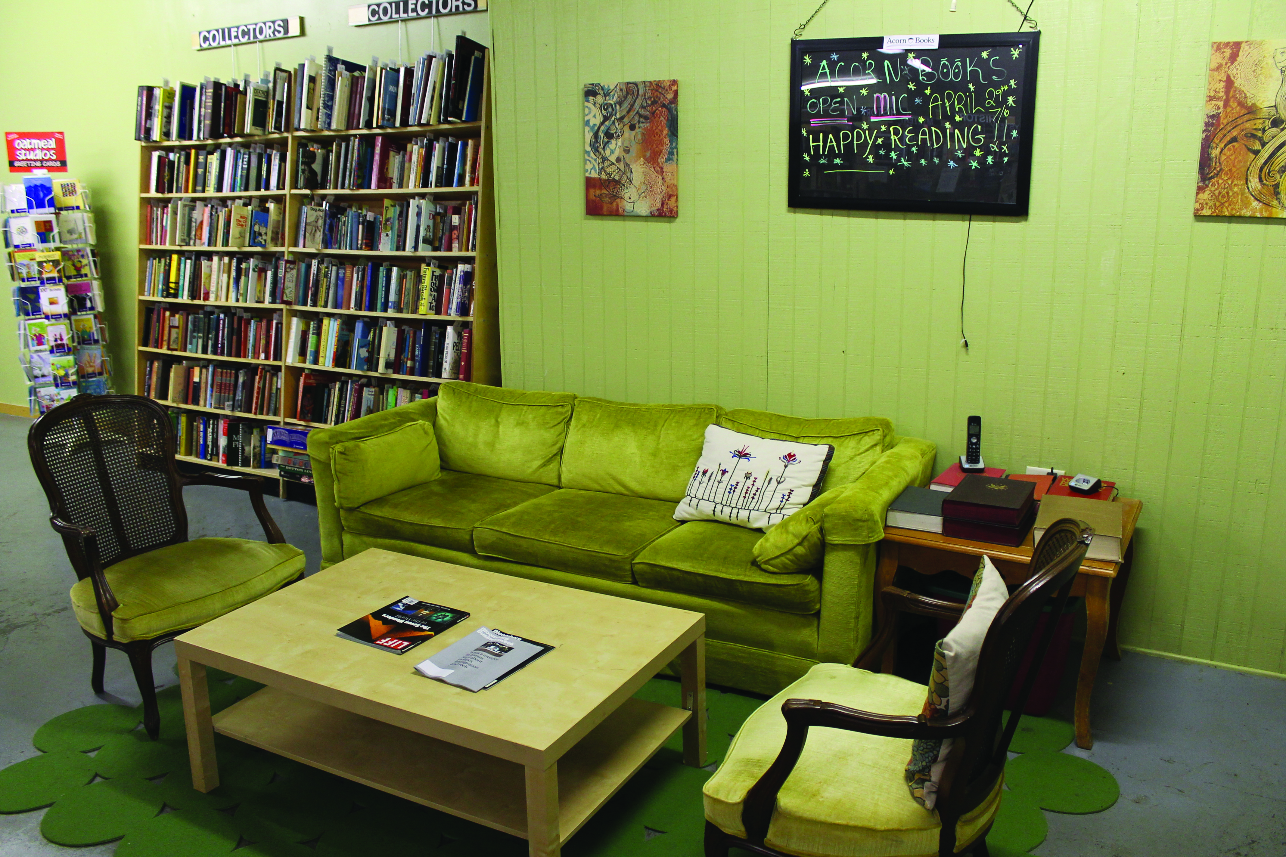 A gathering space to meet friends.