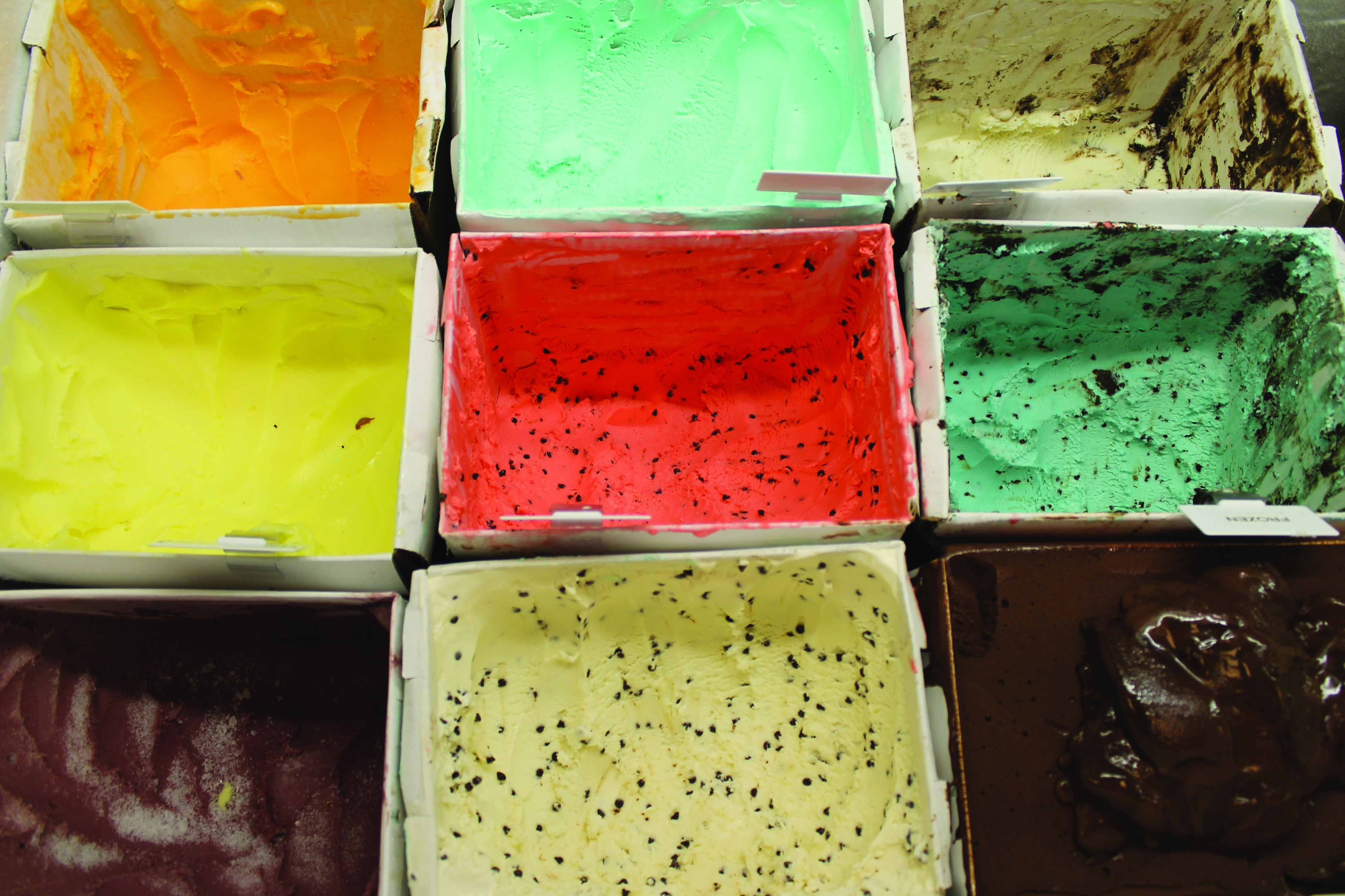 Blue Scoop offers a variety of flavors.