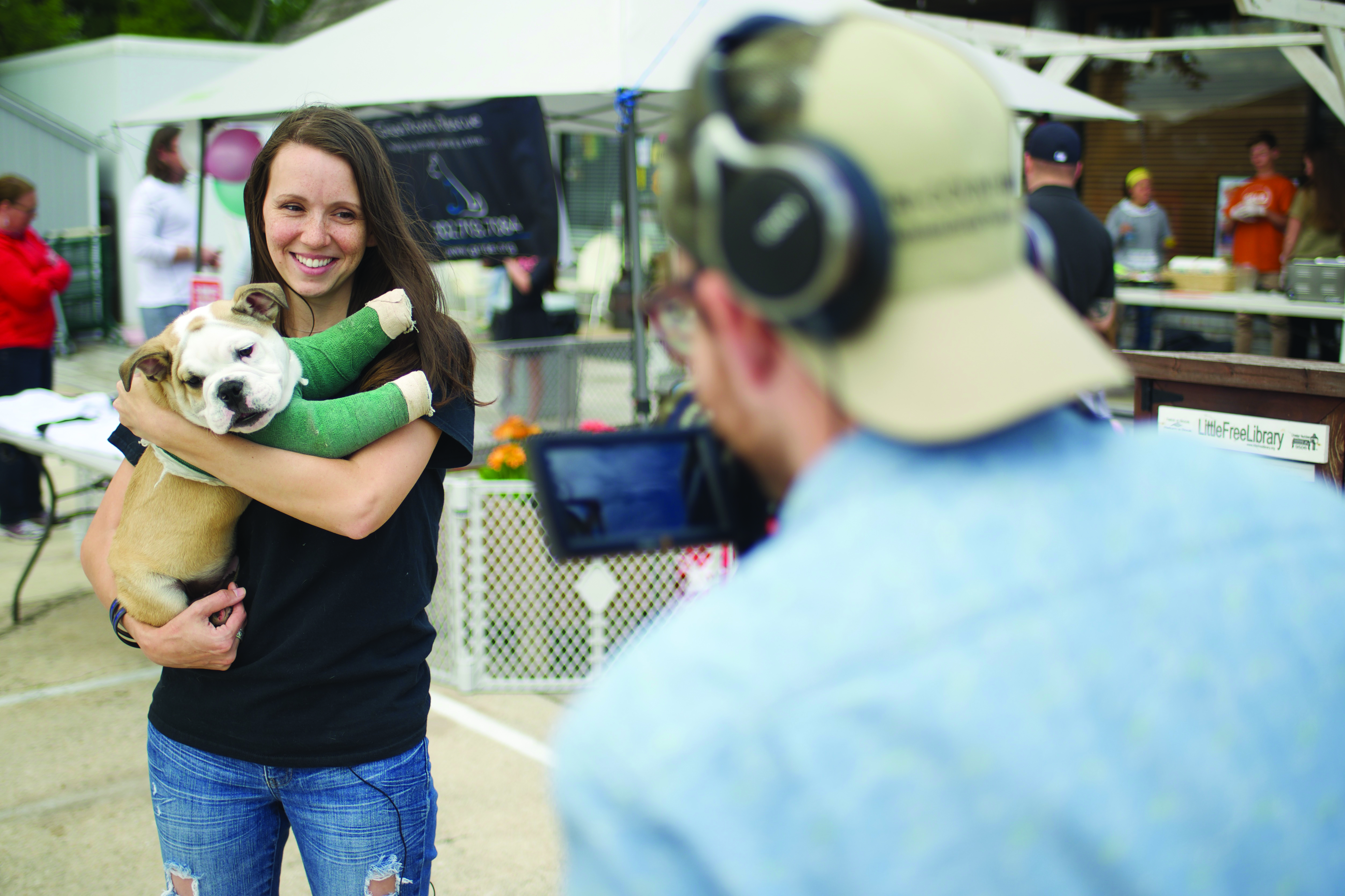 Brittani Clegg is interviewed for a story about her important work.