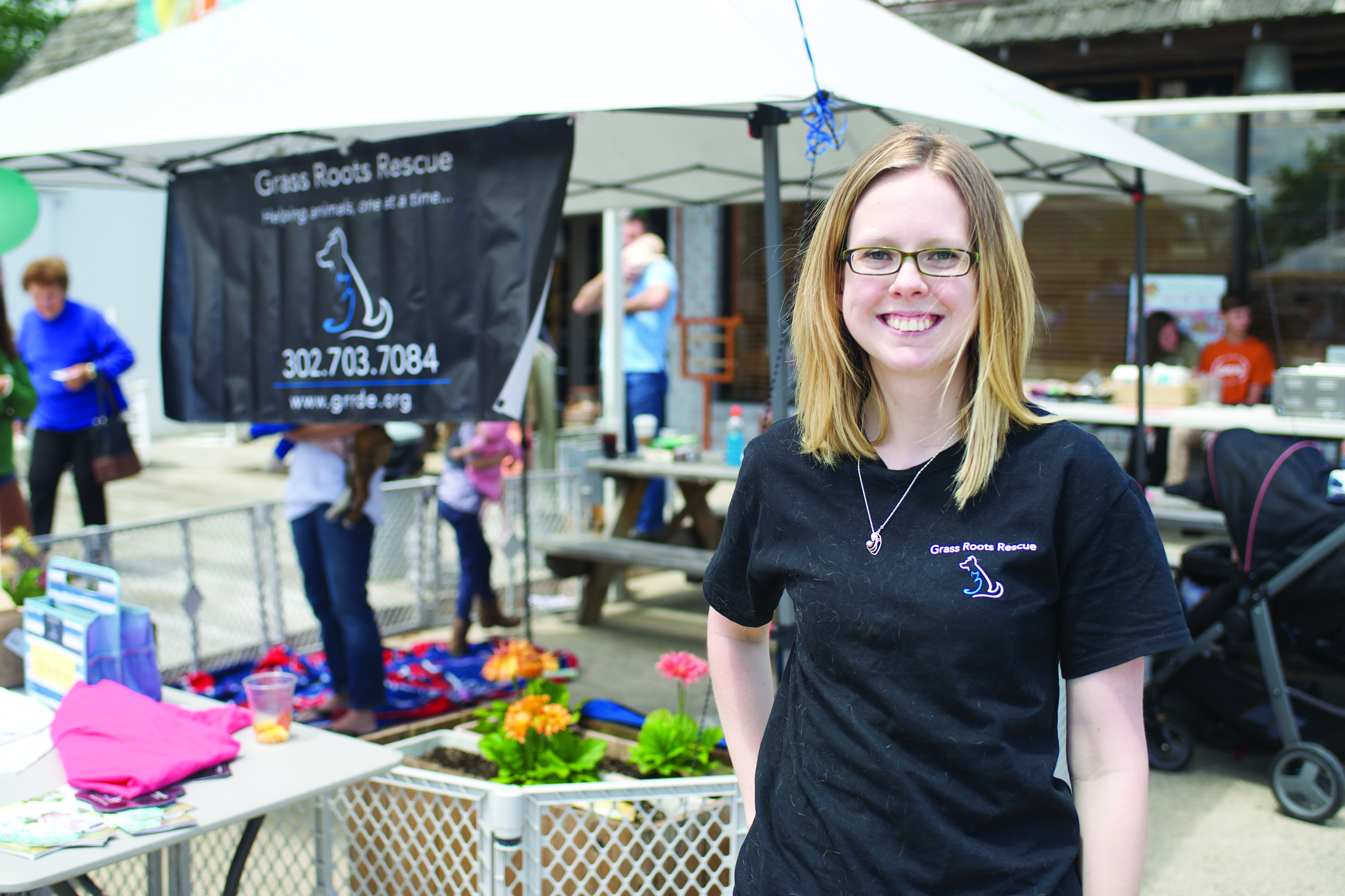 A Grass Roots volunteer.