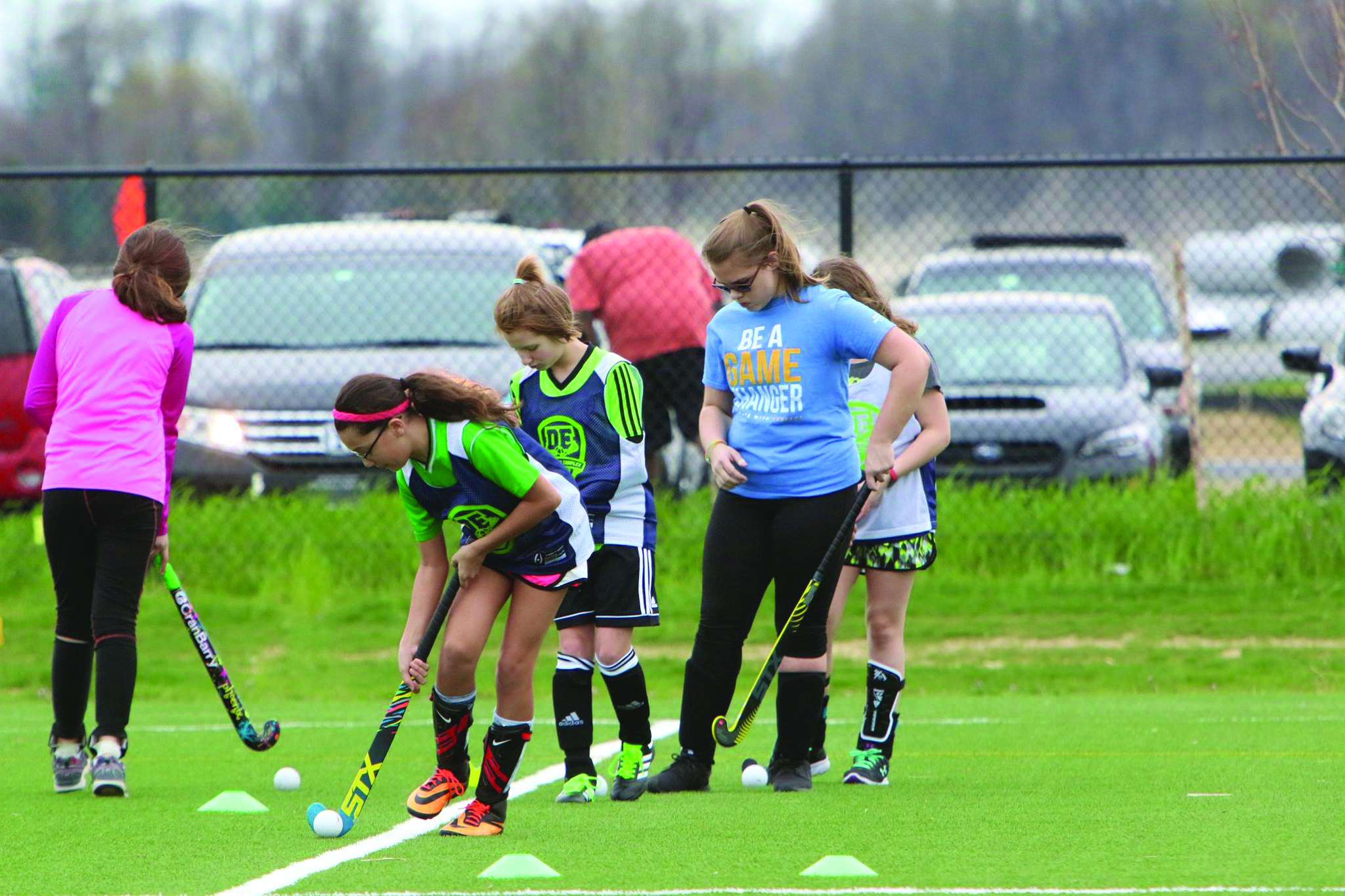 Players in action at DE Turf.