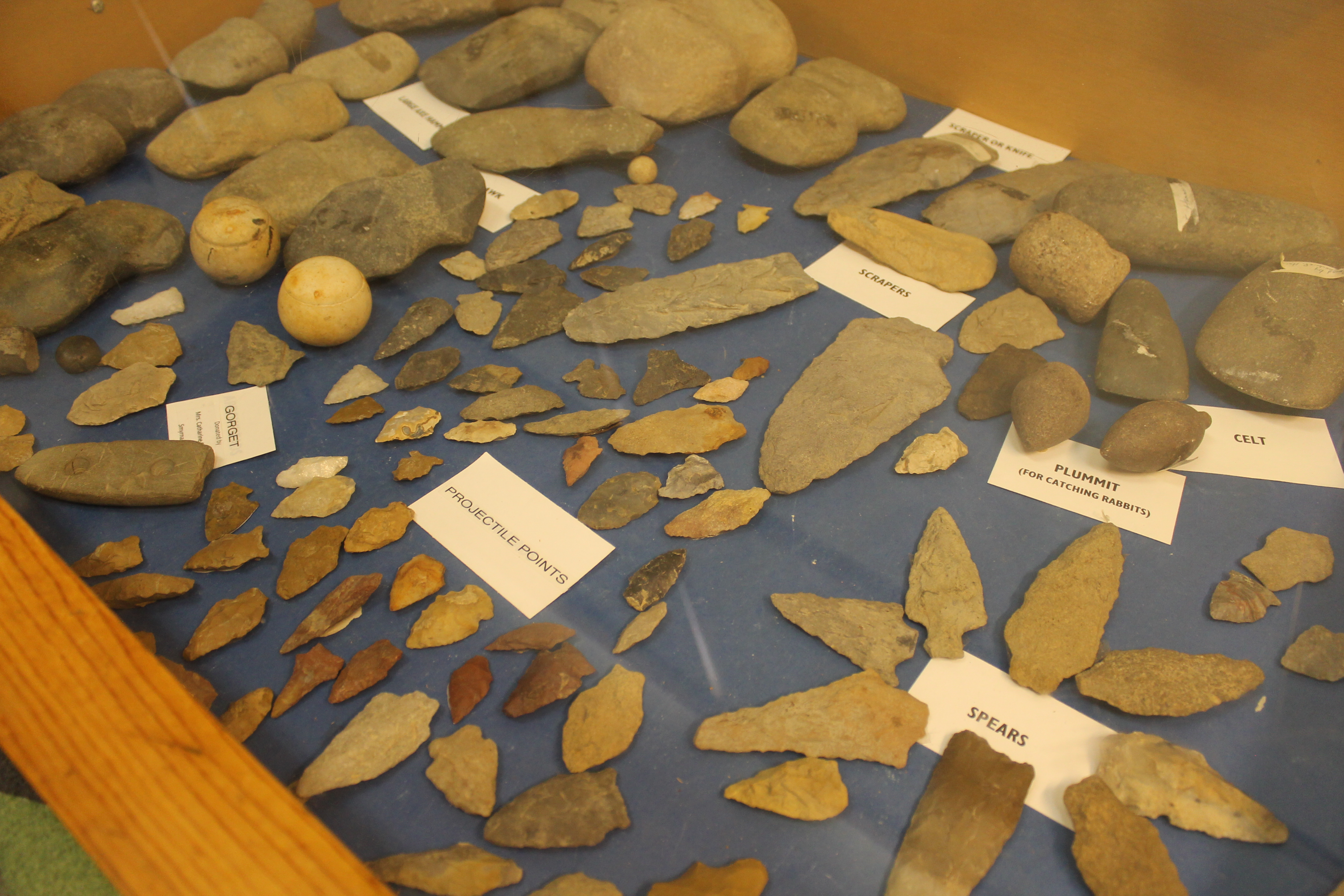 The Nanticoke Indian Museum in Millsboro features artifacts dating back to 9500 B.C., including ceramics and Native American tools.