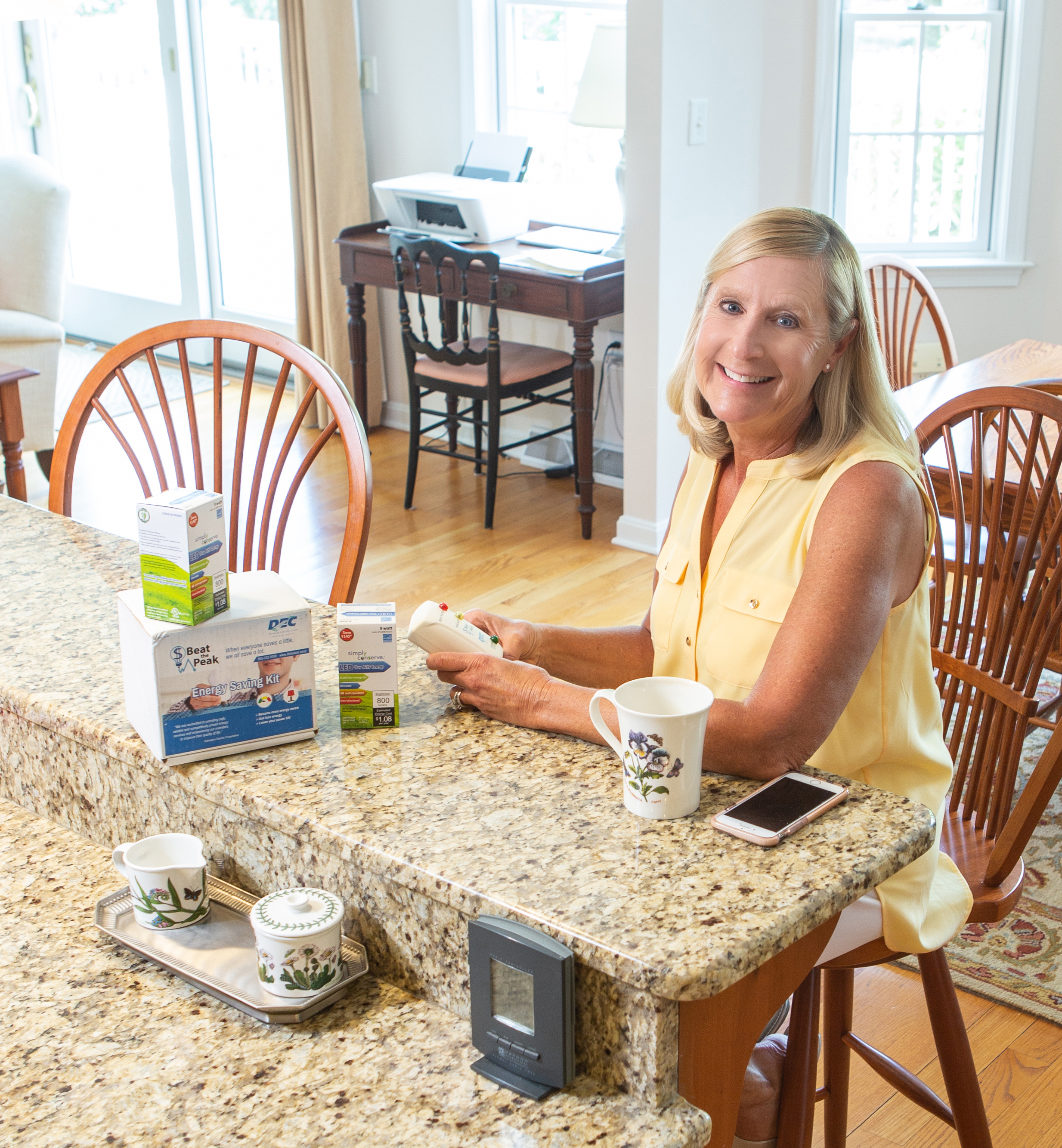 DEC member Jill Rubacky called Bill Andrew when she missed an alert, helping spur the idea for another means of alerting members to times of peak energy costs. 