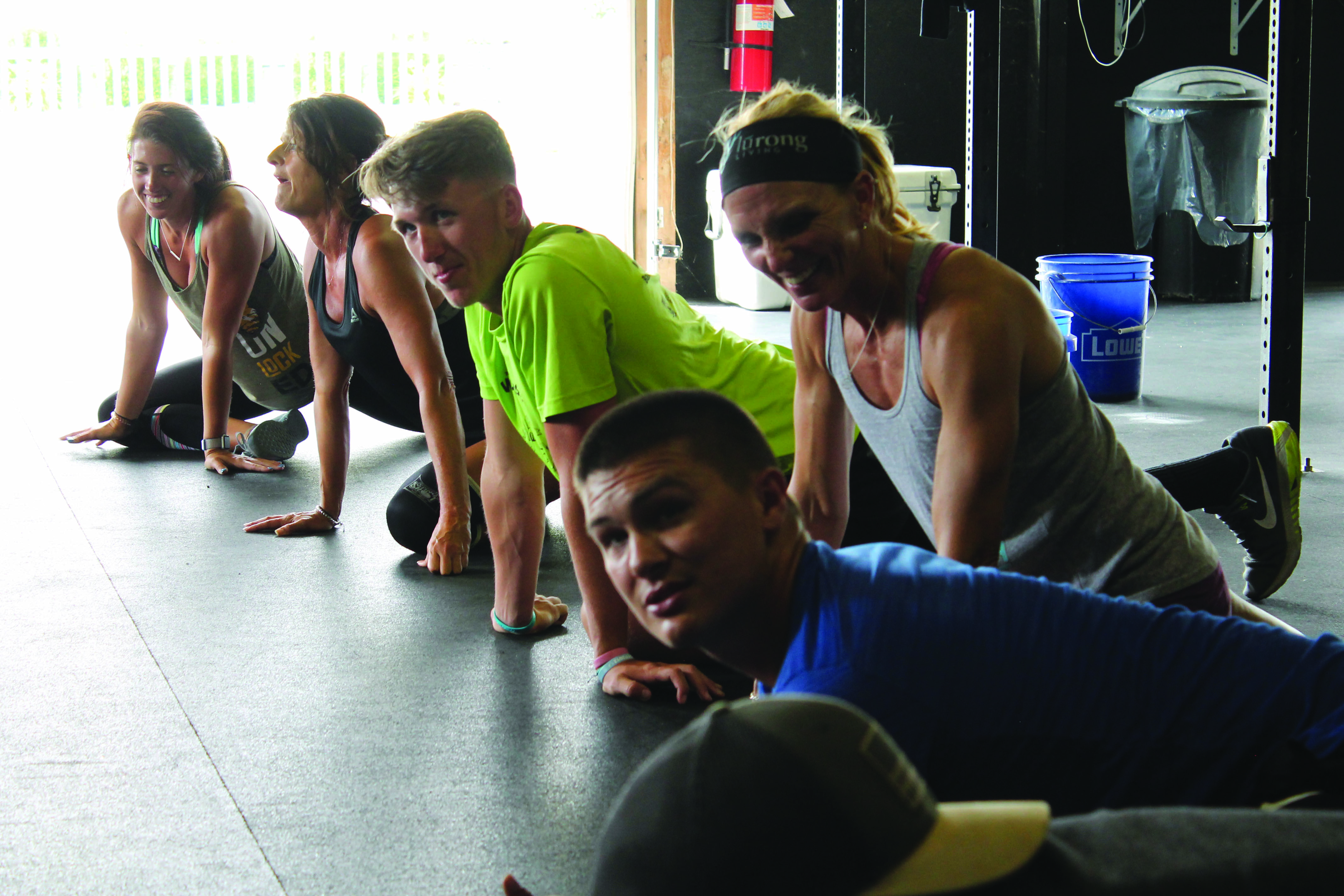 Peet said the community surrounding CrossFit is one of his favorite aspects of the workout program.