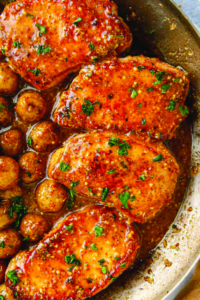 Honey Mustard Pork Chops