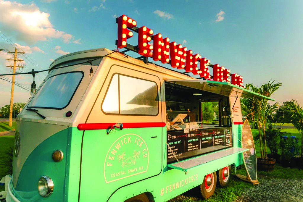 The Fenwick Ice van was custom designed by an artist in Chile.