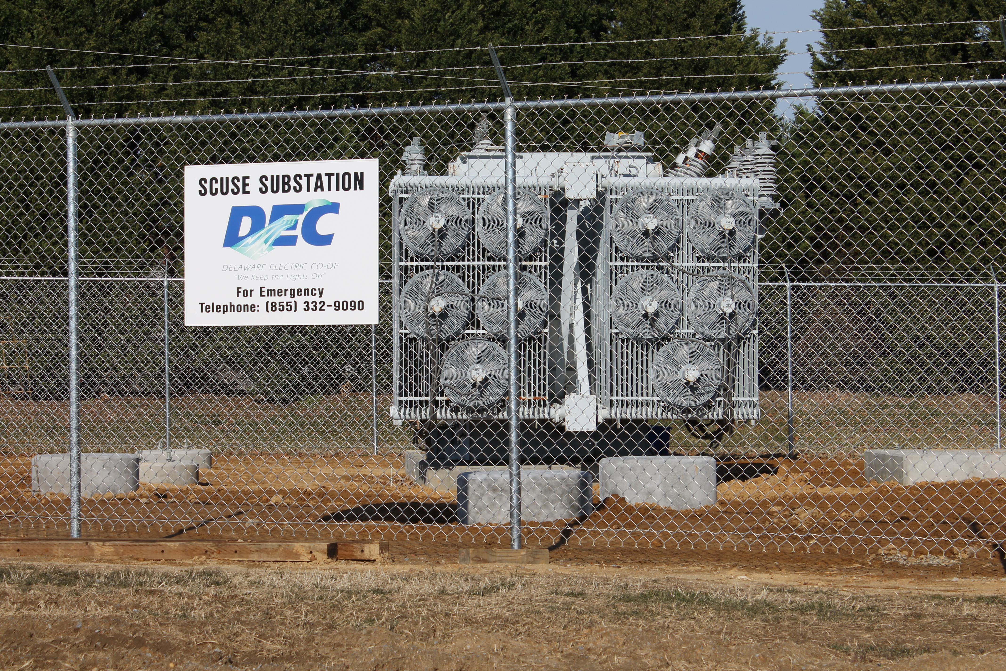DEC's Scuse substation helps provide power to the businesses and homes in the communities we serve.