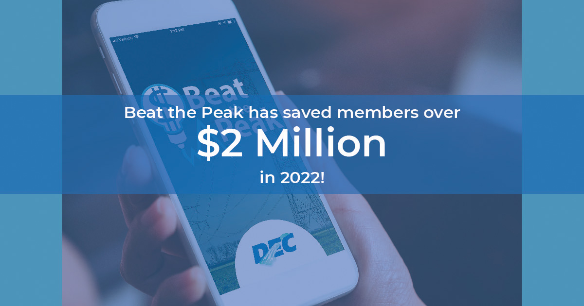 Beat the Peak has saved members more than $2 million in 2022!