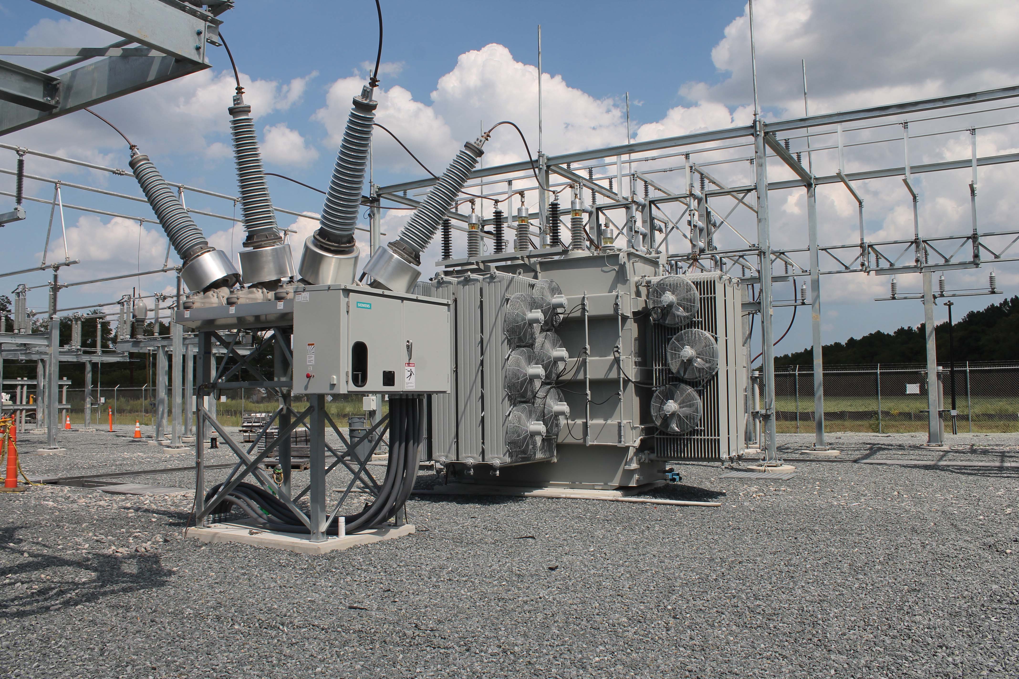 Dorey Substation is located on Zoar Road near Georgetown.