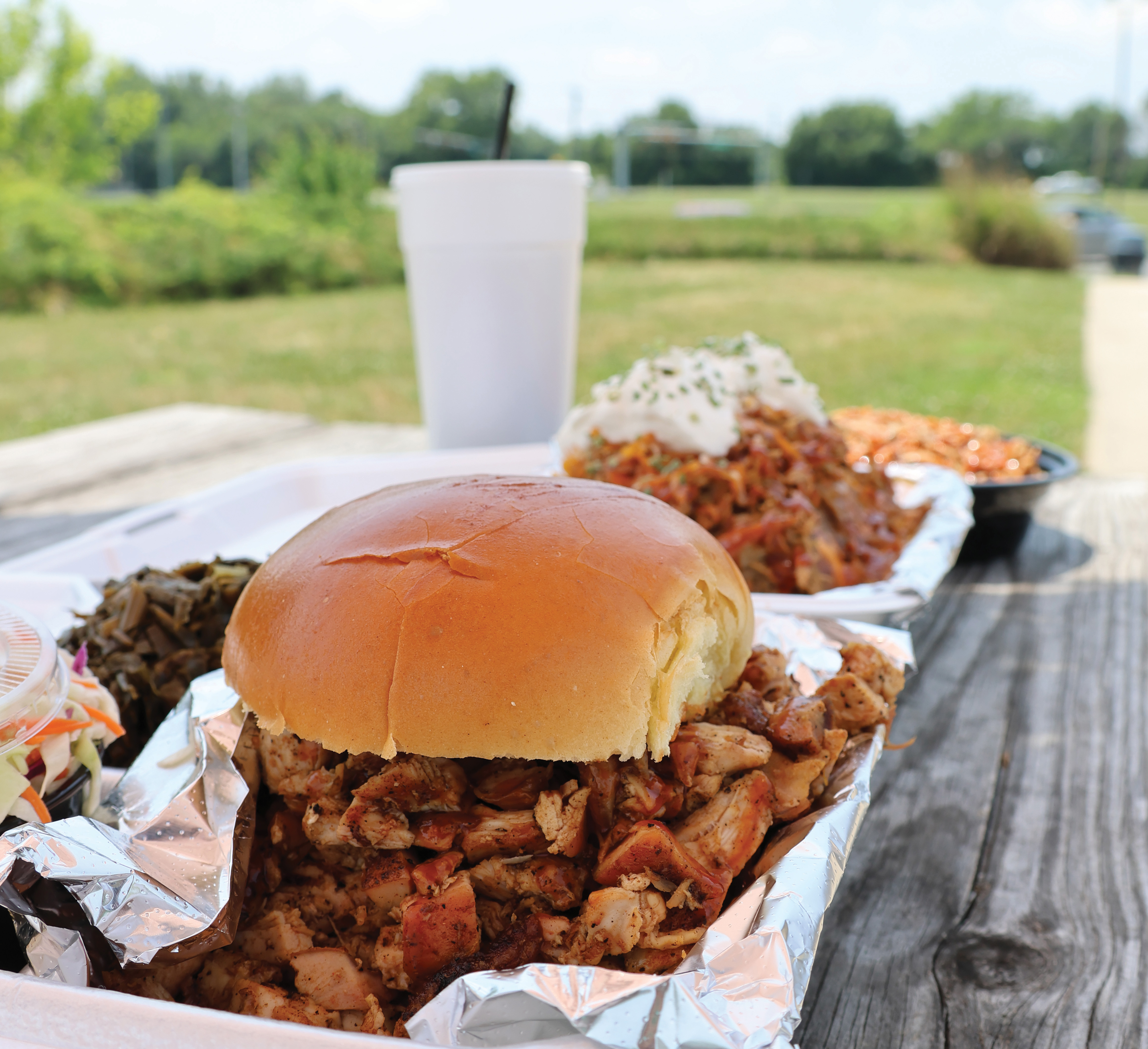 Those looking for delicious barbecue will find a variety of tasty selections — like the chicken sandwich pictured here — at Pit Daddy's BBQ in Smyrna.