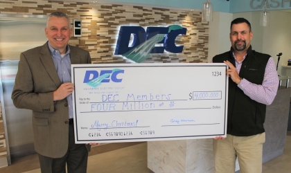 DEC Announces 2021 Capital Credits