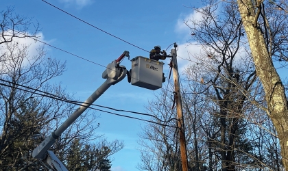 DEC crews provided mutual aid to co-ops in Virginia and New Hampshire over the holiday weekend.