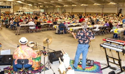 People gathered for annual meeting