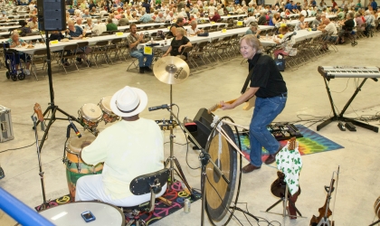 Band Playing at Annual Meeting