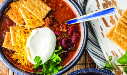 Bowls of chili