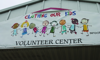 Sign for Clothing our Kids