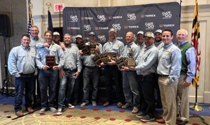 Linemen at Gaff-N-Go Rodeo