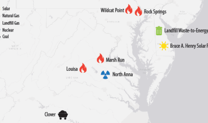 Map for New Power Plant