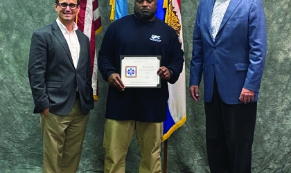 Lineman Honored for Heroism