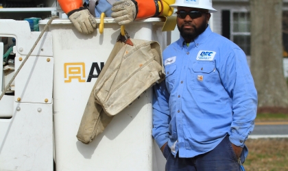 Linemen and Bucket