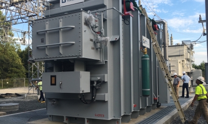 transformer being set