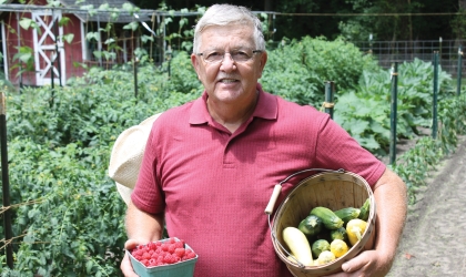 DEC member Jim Tucker keeps his family's legacy alive with his dedication to his backyard garden.