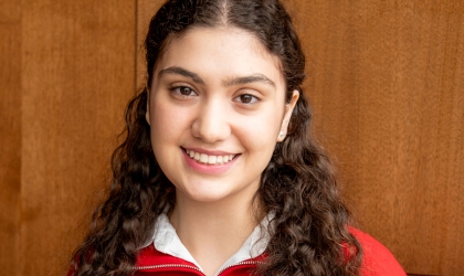 2023 Youth Tour delegate Desen Basaran encourages students to apply for the "once-in-a-lifetime experience" of representing DEC in Washington, D.C.