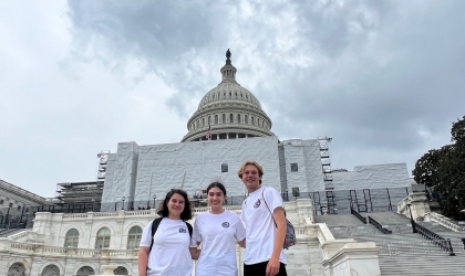 Each year, DEC sponsors three student delegates from their service territory to participate in the NRECA Youth Tour.