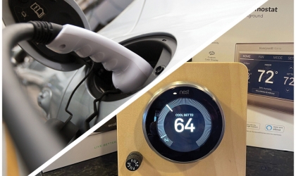 If you own an electric vehicle or Wi-Fi-enabled thermostat, you can participate in DEC's Beat the Peak with EVs or Beat the Peak with Thermostats programs.