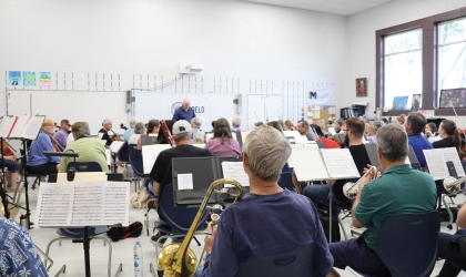 Since it began in 2022 as a string-only orchestra, the Southern Delaware Orchestra has grown into a full orchestra of 71 members.
