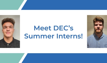 University of Delaware students Thomas Weeks and Victor Sopourn began their internships at the Co-op on Monday, June 3.