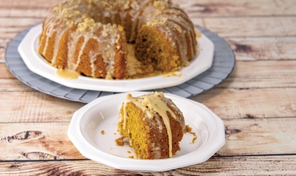 We're all familiar with Pumpkin Spice lattes, but what about Pumpkin Spice Bundt Cake?