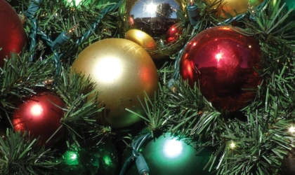 When using a live tree for decoration, make sure to water it regularly to keep it fresh — a dry tree can quickly become a fire hazard.