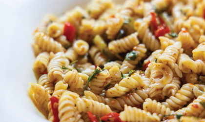Looking for a perfect picnic dish? How about this month's recipe — Picnic Pasta Salad!