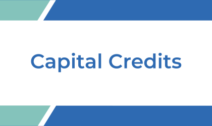 In November, the Co-op expects to announce the return of capital credits to our members!