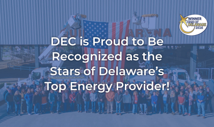 DEC is named the Stars of Delaware's Top Energy Provider in 2026.