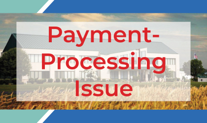 Currently, our DEC team was made aware of a technical issue that is impacting our payment processing system, as well as those of other companies nationwide.