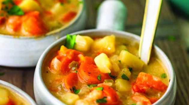 Soup bowl with soup