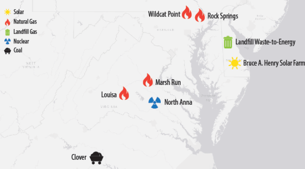 Map for New Power Plant