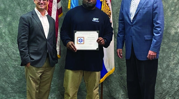 Lineman Honored for Heroism