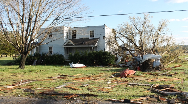 Tornado Damage that Struck Sussex Co
