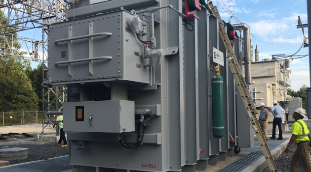 transformer being set