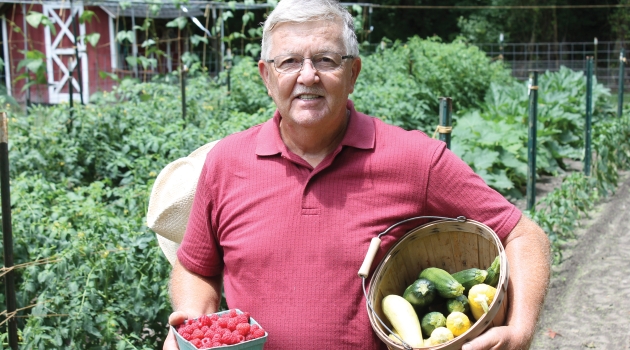 DEC member Jim Tucker keeps his family's legacy alive with his dedication to his backyard garden.