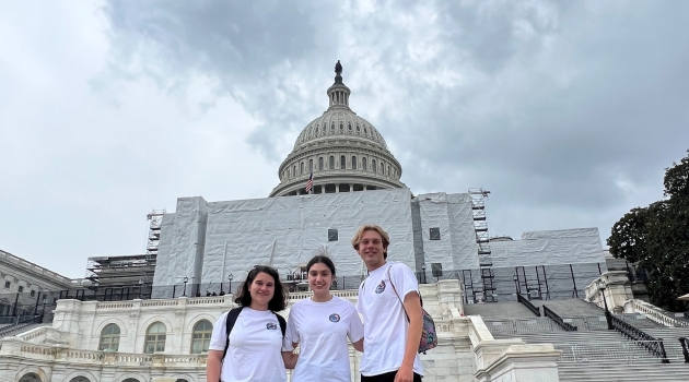 Each year, DEC sponsors three student delegates from their service territory to participate in the NRECA Youth Tour.