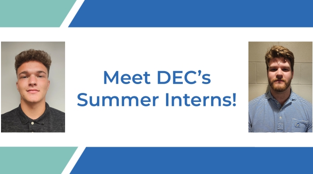 University of Delaware students Thomas Weeks and Victor Sopourn began their internships at the Co-op on Monday, June 3.