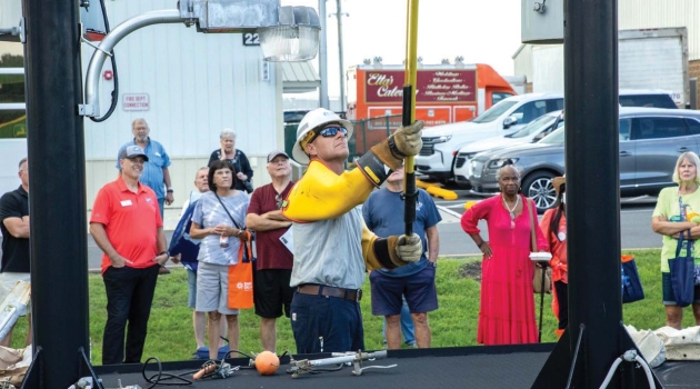 Members who attend DEC's 2025 Annual Meeting can enjoy a lineworker demonstration outside Memorial Hall.