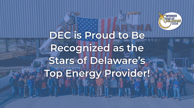DEC is named the Stars of Delaware's Top Energy Provider in 2026.